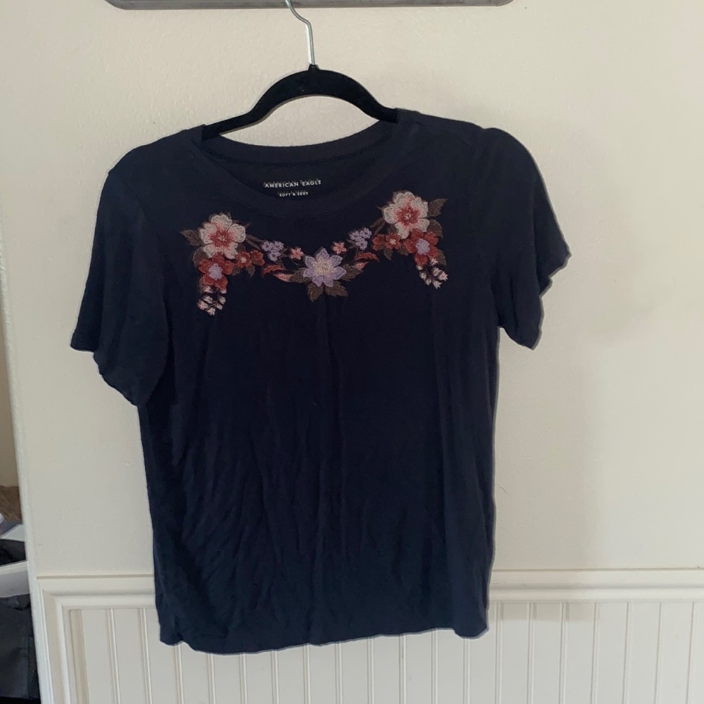 American Eagle Soft and Sexy flower t-shirt